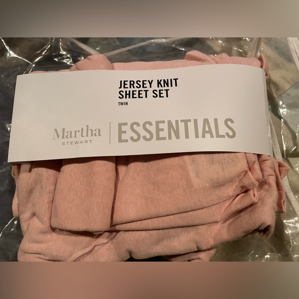 NEW Martha Stewart Twin Sheet Set